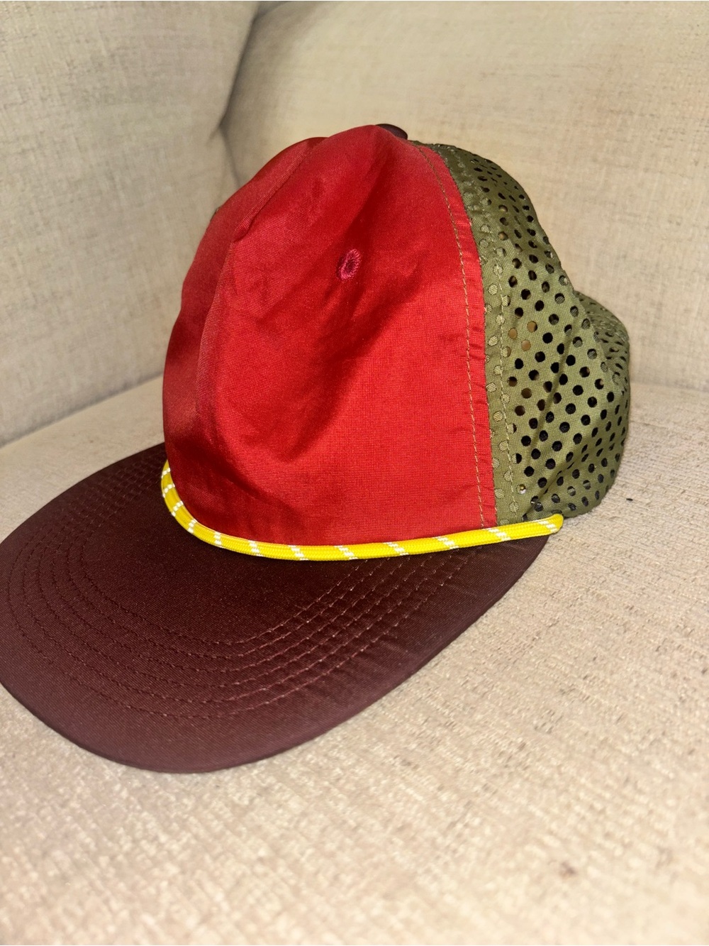 Locale Colorado Hat Gorp Adjustable Trail Running Mesh Rope Cap Hiking Swim Camp - Picture 5 of 9